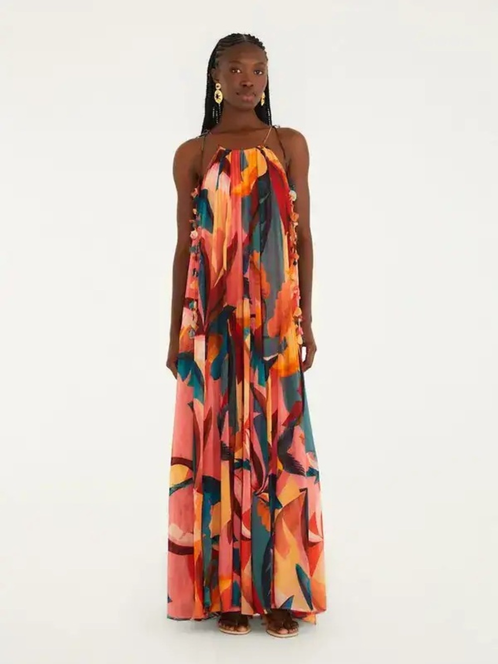 NWT FARM RIO ATLANTIC RAINFOREST MAXI DRESS
